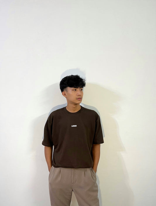 LORES minimal logo Oversized Tee