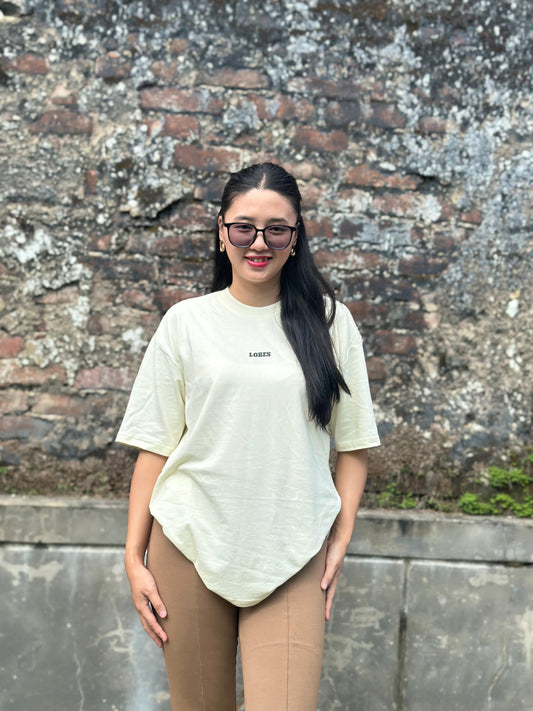 LORES minimal logo Oversized Tee